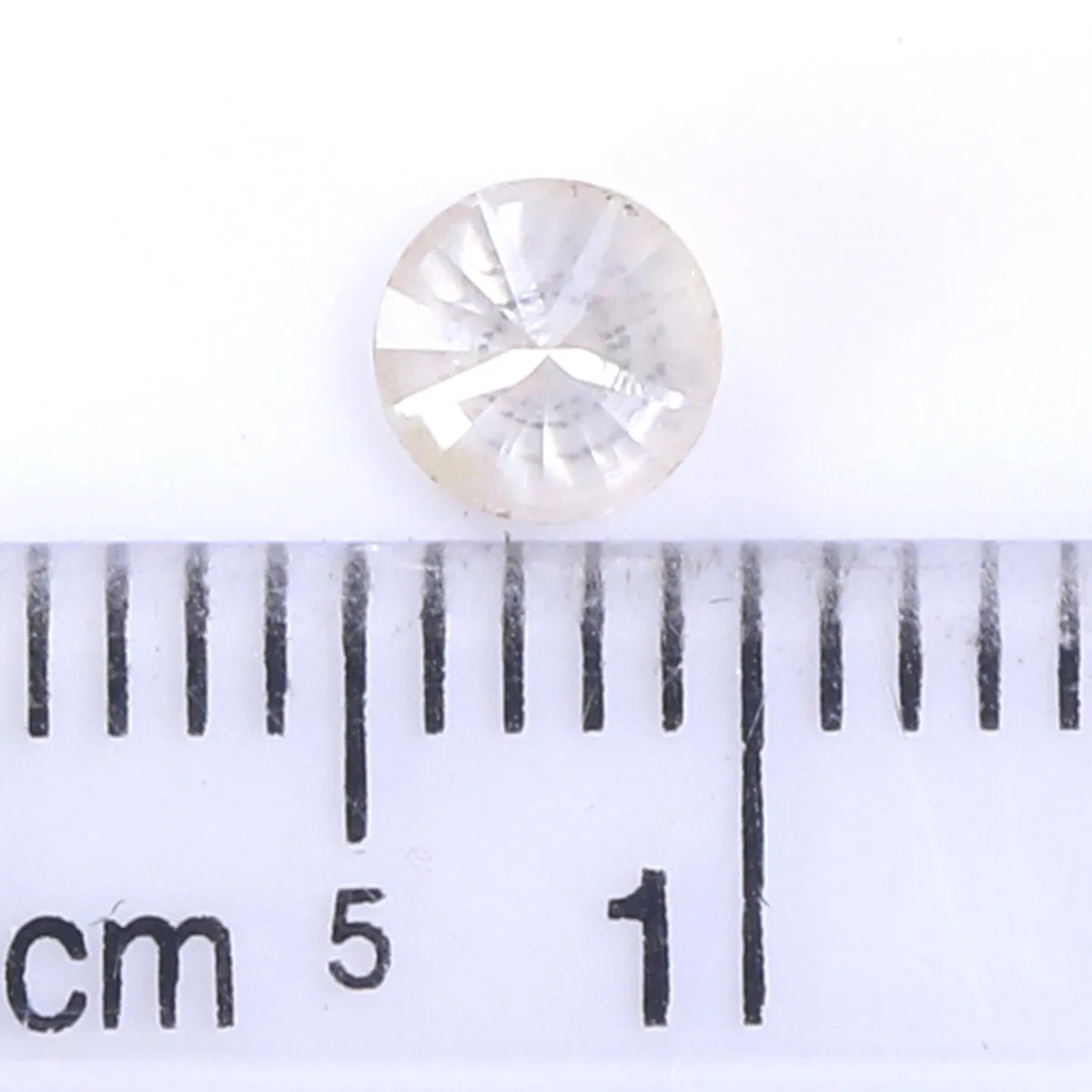 0.38 CT Natural Loose Round Diamond Grey Milky Color Diamond Natural Loose Diamond 4.40 MM Round Brilliant Cut Diamond Round Sha