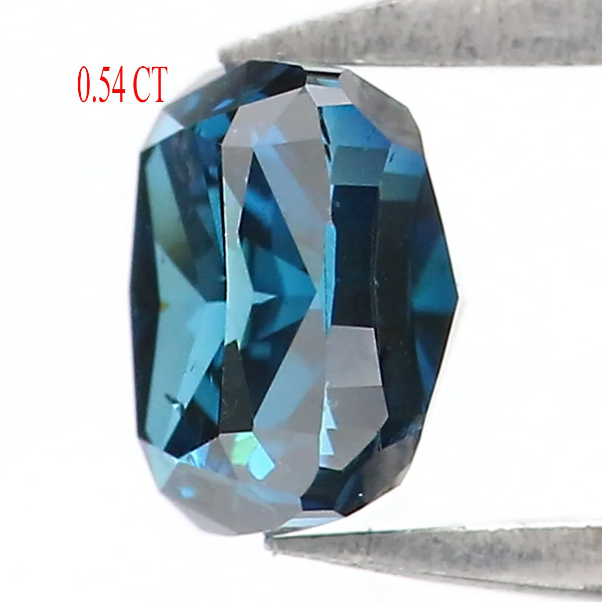 0.54 CT Natural Loose Cushion Shape Diamond Blue Color Cushion Cut Diamond 4.50 MM Natural Blue Color Cushion Brilliant Cut Diam