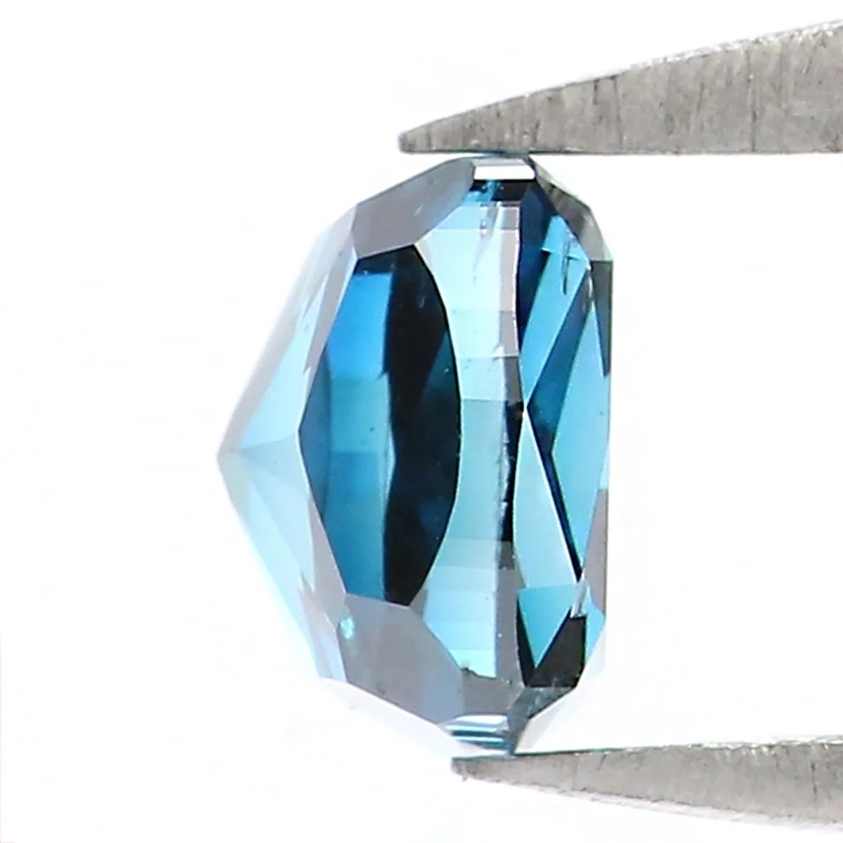 0.54 CT Natural Loose Cushion Shape Diamond Blue Color Cushion Cut Diamond 4.50 MM Natural Blue Color Cushion Brilliant Cut Diam