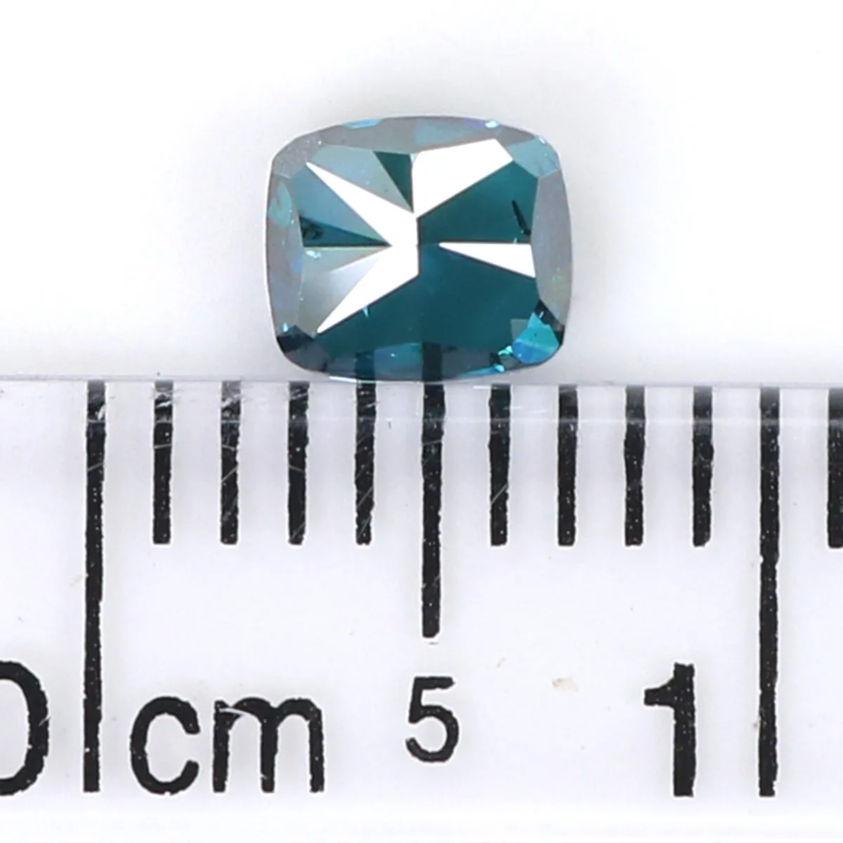 0.54 CT Natural Loose Cushion Shape Diamond Blue Color Cushion Cut Diamond 4.50 MM Natural Blue Color Cushion Brilliant Cut Diam