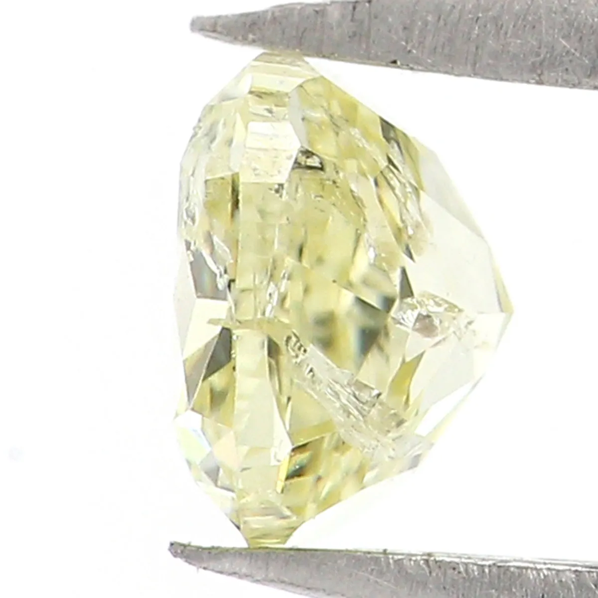 0.58 CT Natural Loose Cushion Shape Diamond Fancy Yellow Color Cushion Diamond 4.70 MM Natural Loose Cushion Brilliant Cut Diamo