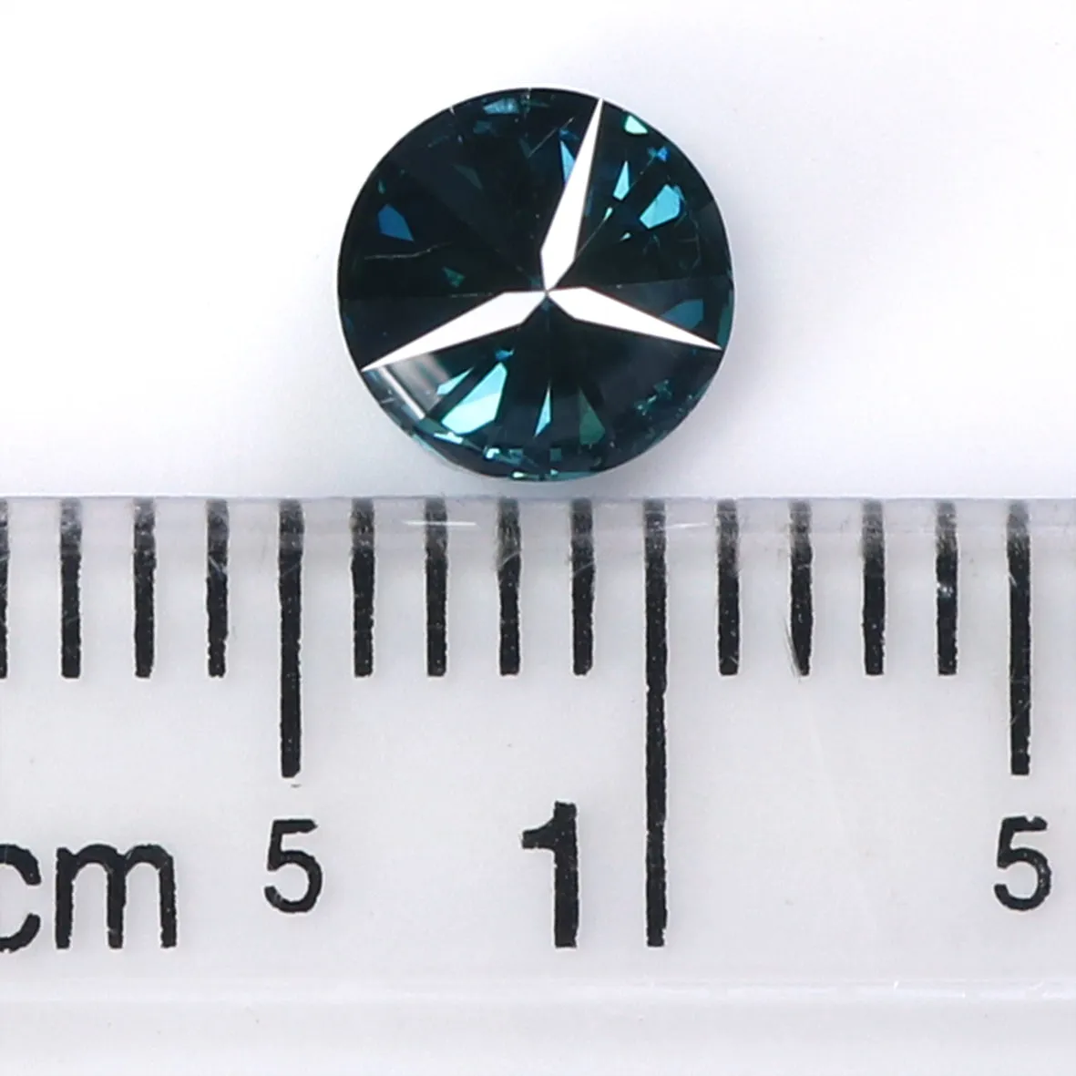 0.70 Ct Natural Loose Round Shape Diamond Blue Color Round Cut Diamond 5.40 MM Natural Loose Blue Diamond Round Brilliant Cut Di