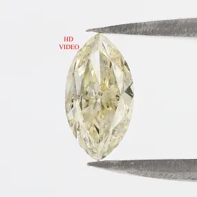 0.74 CT Natural Loose Marquise Shape Diamond Yellow Color Marquise Cut Diamond 8.15 MM Natural Loose Marquise Brilliant Cut Diam