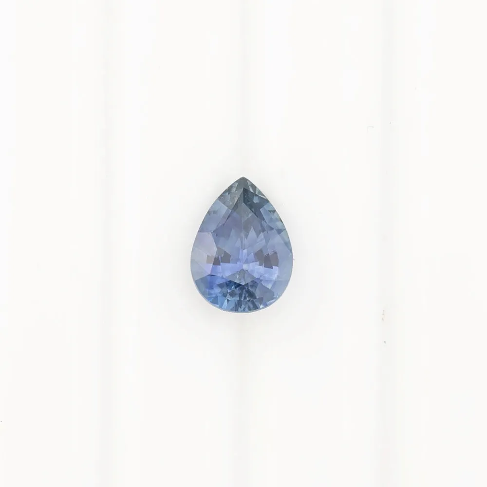 0.77ct Pear Cut Blue Montana Sapphire