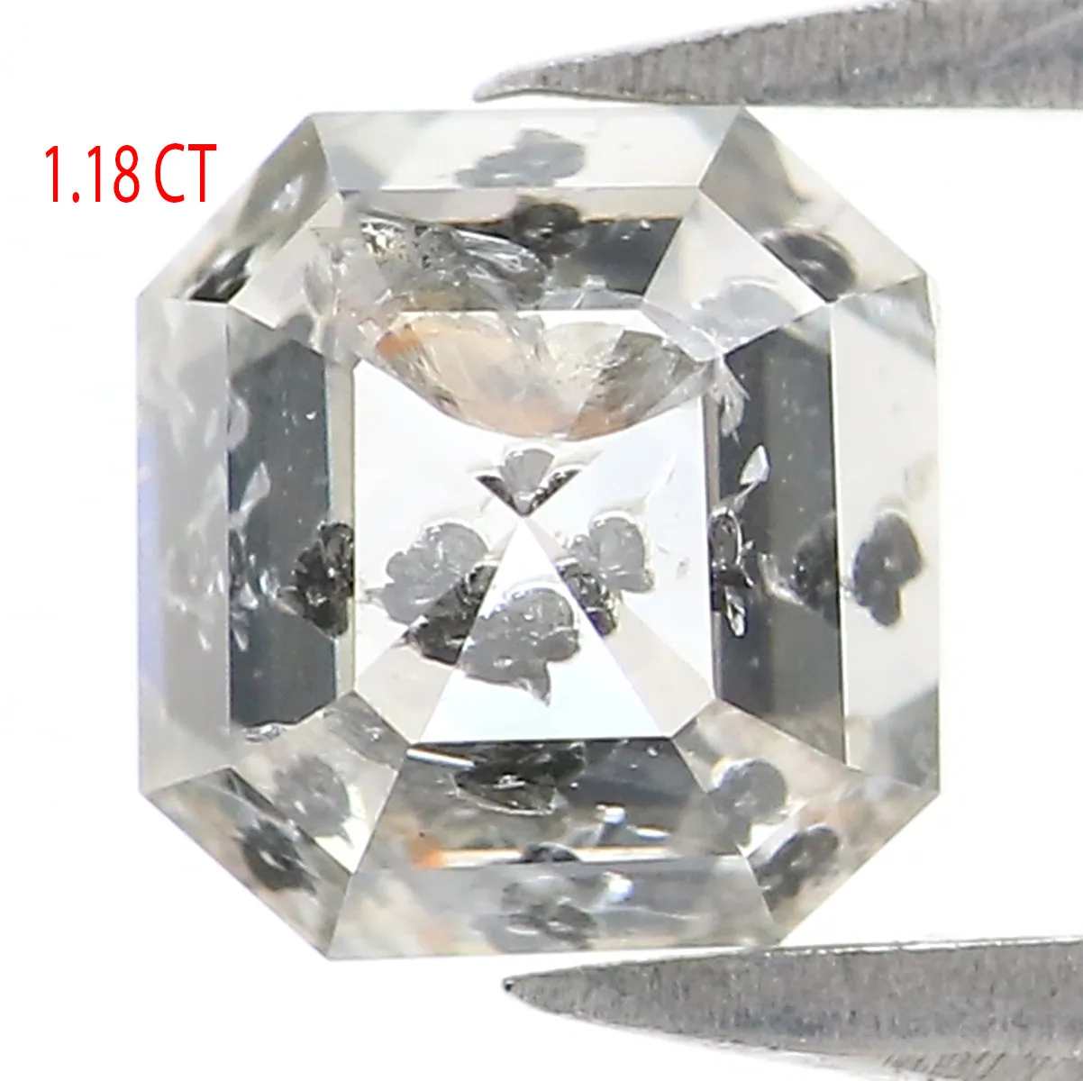 1.18 CT Natural Loose Emerald Shape Diamond White - G Color Emerald Cut Diamond 5.65 MM Natural Loose Emerald Shape Rose Cut Dia