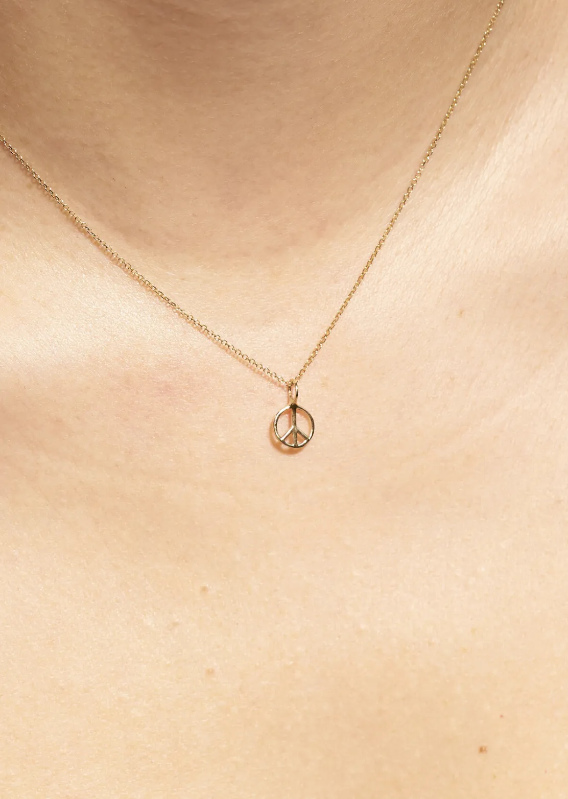 14K Peace Charm