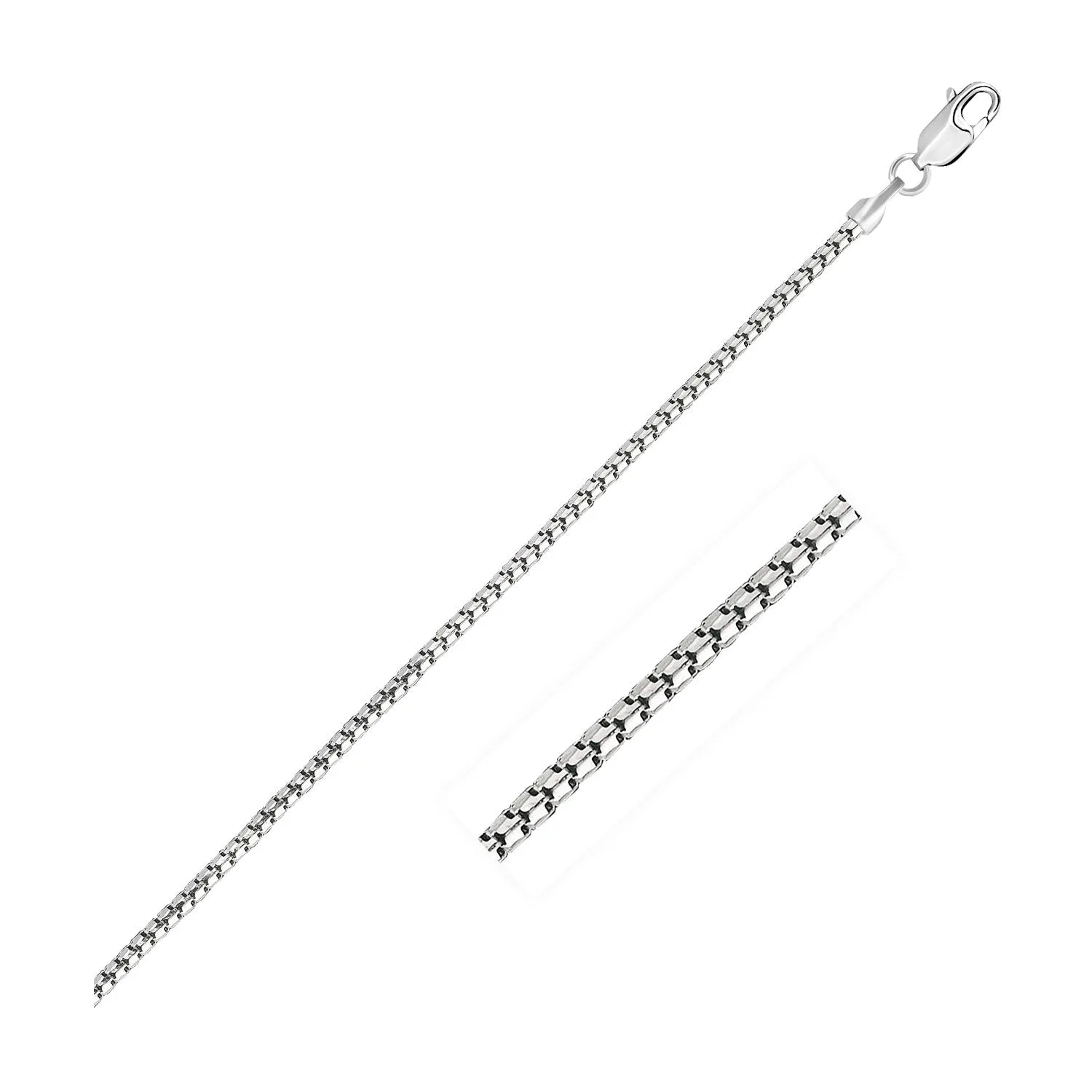 14k White Gold Ice Chain 1.3mm-rx68989-20