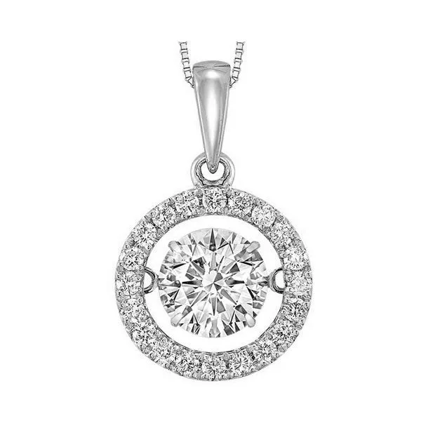 14KT WHITE GOLD DIAMOND (1 1/4CTW) PENDANT