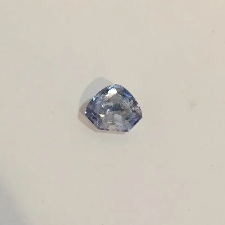 1.55 CT CUSTOM CUT BRIGHT BABY BLUE MONTANA SAPPHIRE