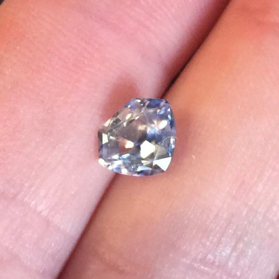 1.55 CT CUSTOM CUT BRIGHT BABY BLUE MONTANA SAPPHIRE