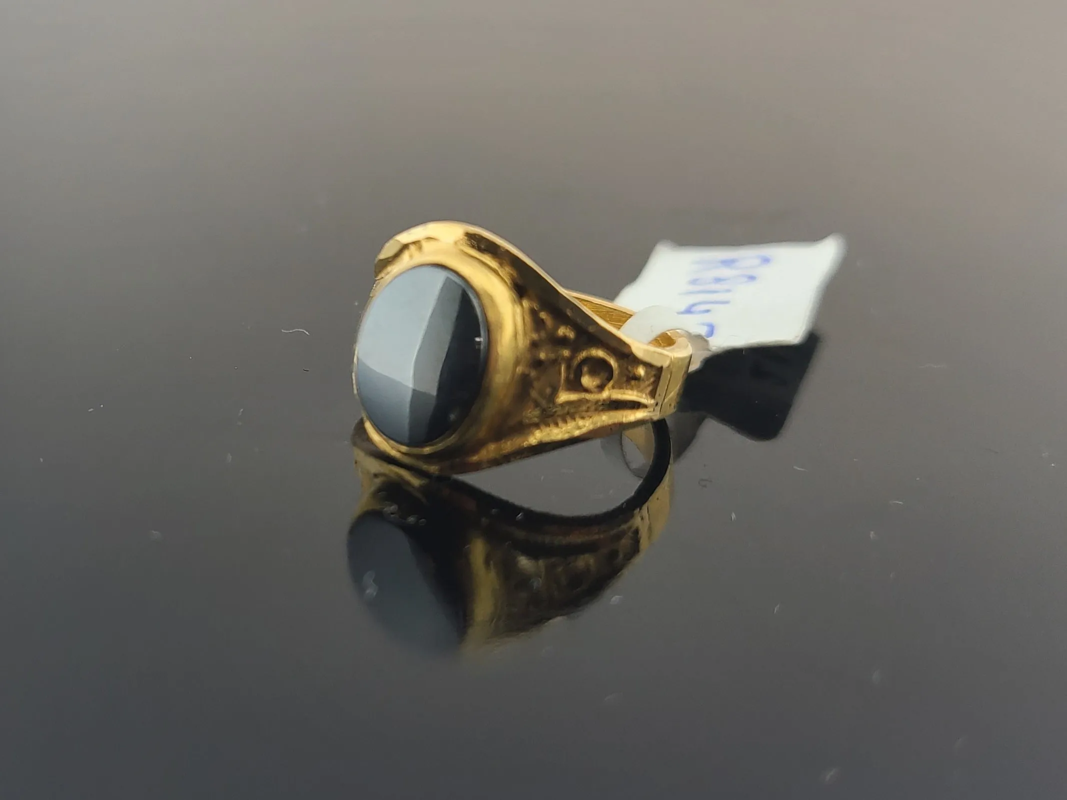 21K Solid Gold Designer Baby Ring R8147