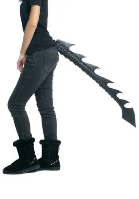 40 Inch Black Dragon Tail Accessory | Halloween Costume Accessories