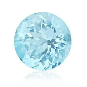 5MM ROUND  AQUAMARINE   LOOSE GEMSTONE