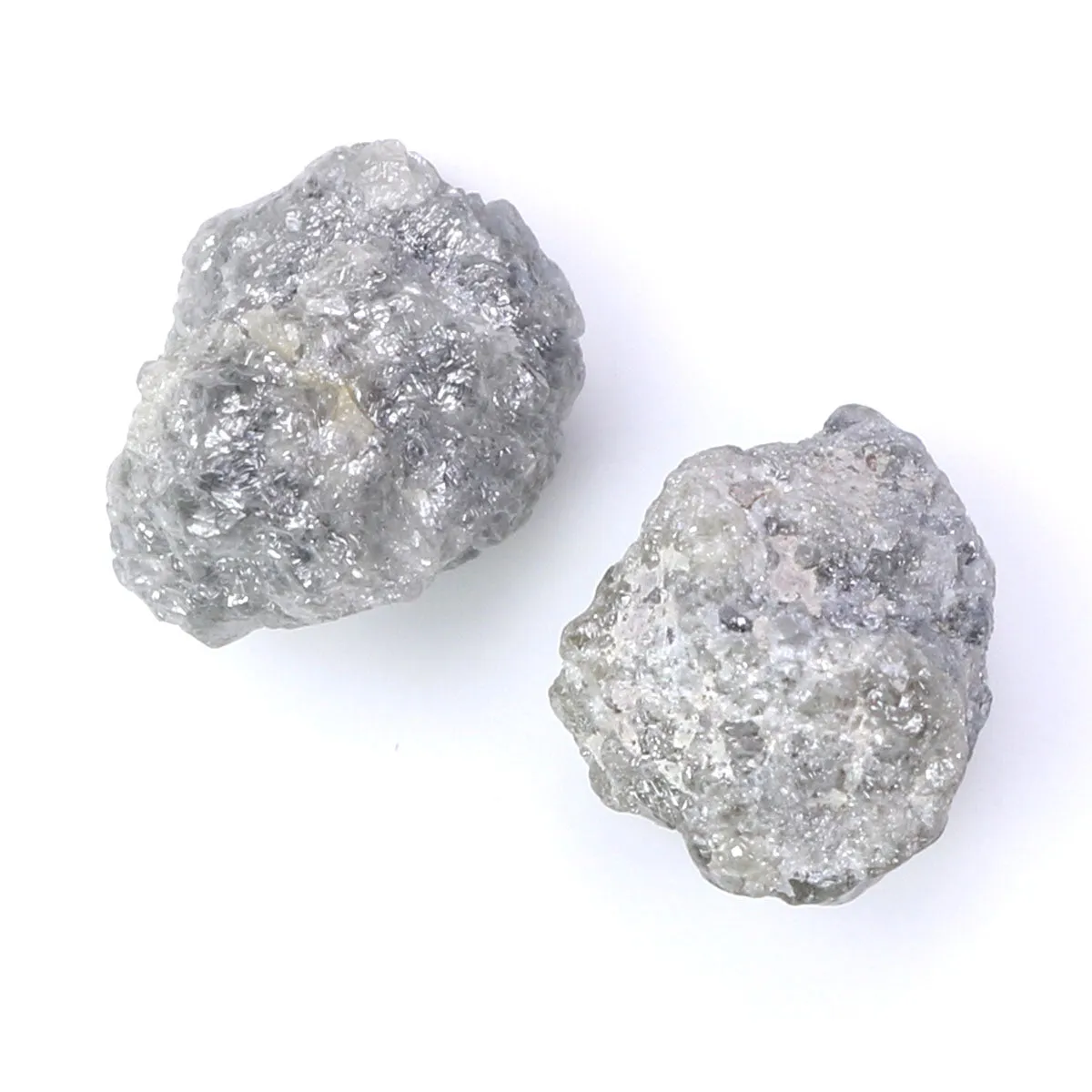 7.17 CT Natural Loose Rough Cut Diamond Grey Color Rough Cut Diamond 9.15 MM Natural Loose Grey Diamond Rough Irregular Cut Diam