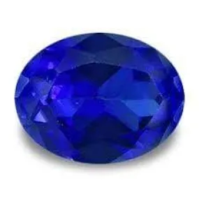 8x10MM OVAL CREATED BLUE SAPPHIRE  LOOSE GEMSTONE