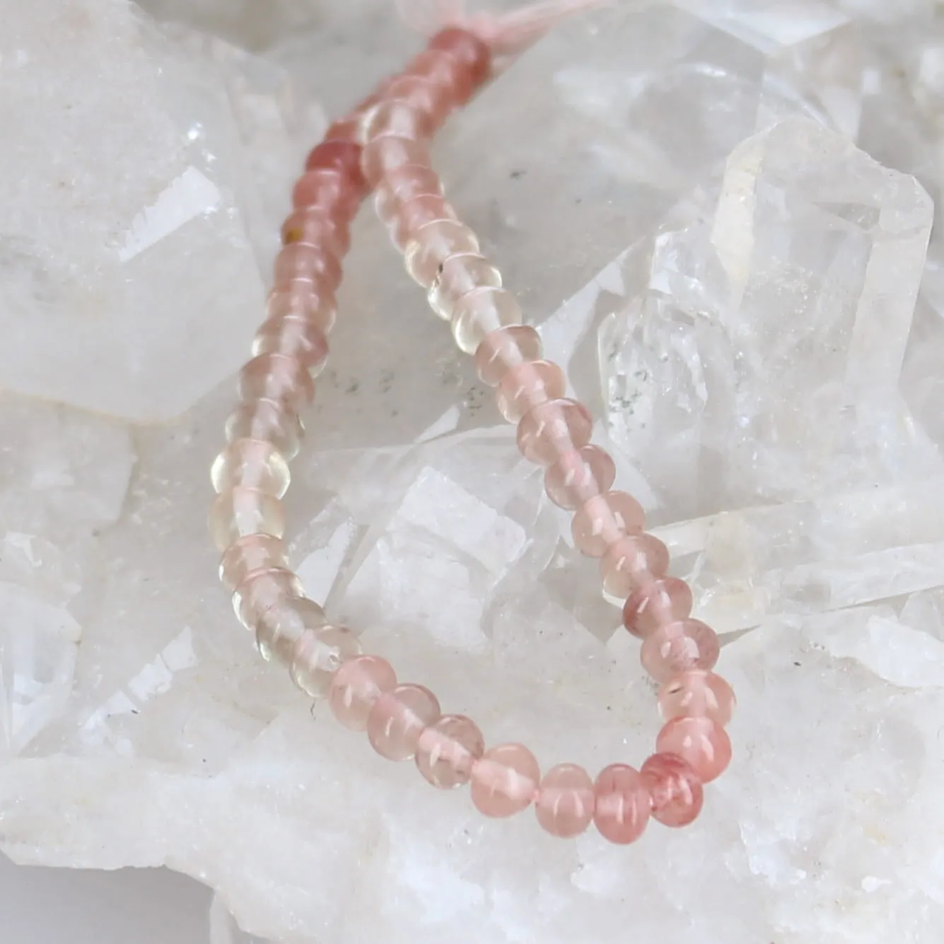 AAA Oregon Sunstone Rondelle Beads 4-4.5mm 6.75