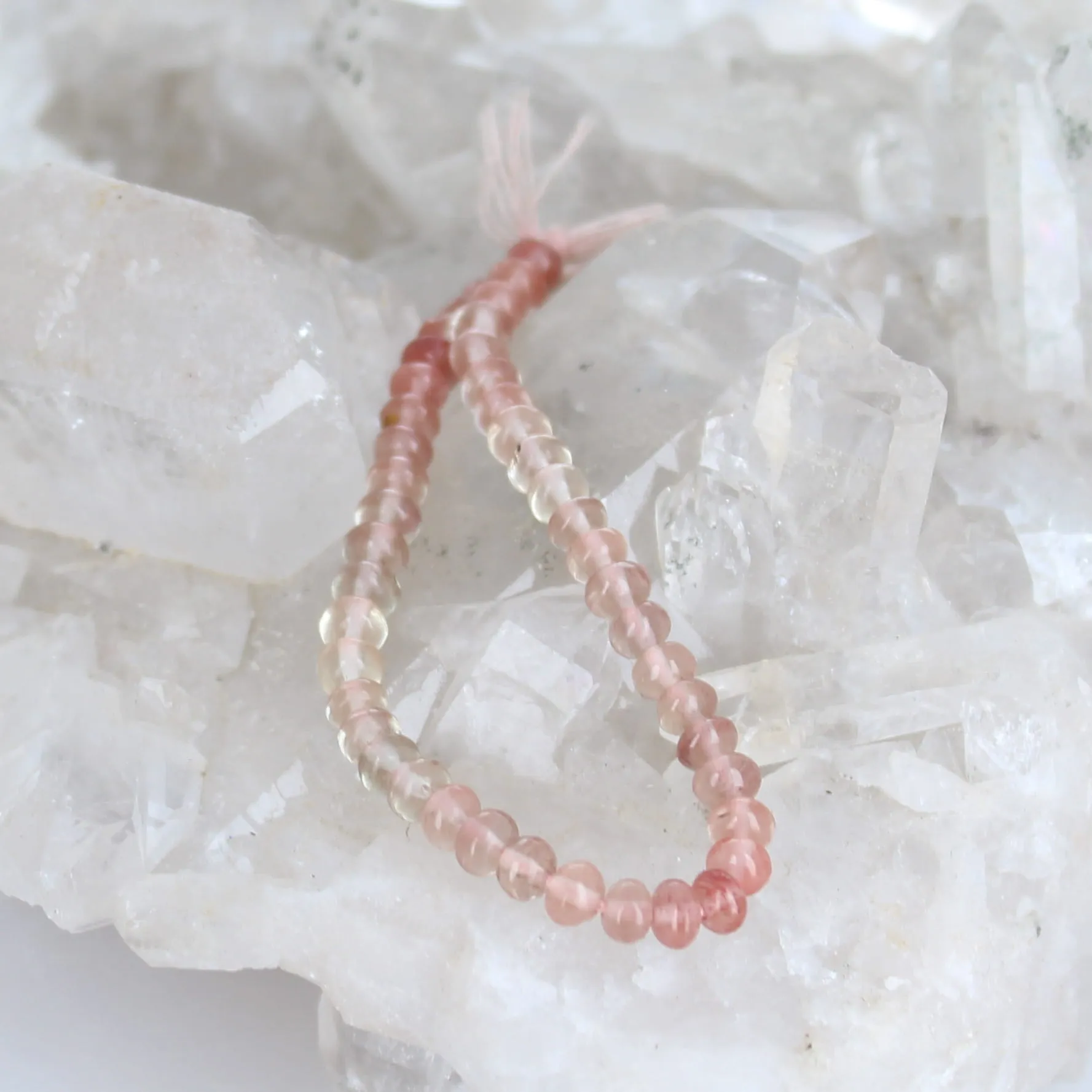 AAA Oregon Sunstone Rondelle Beads 4-4.5mm 6.75