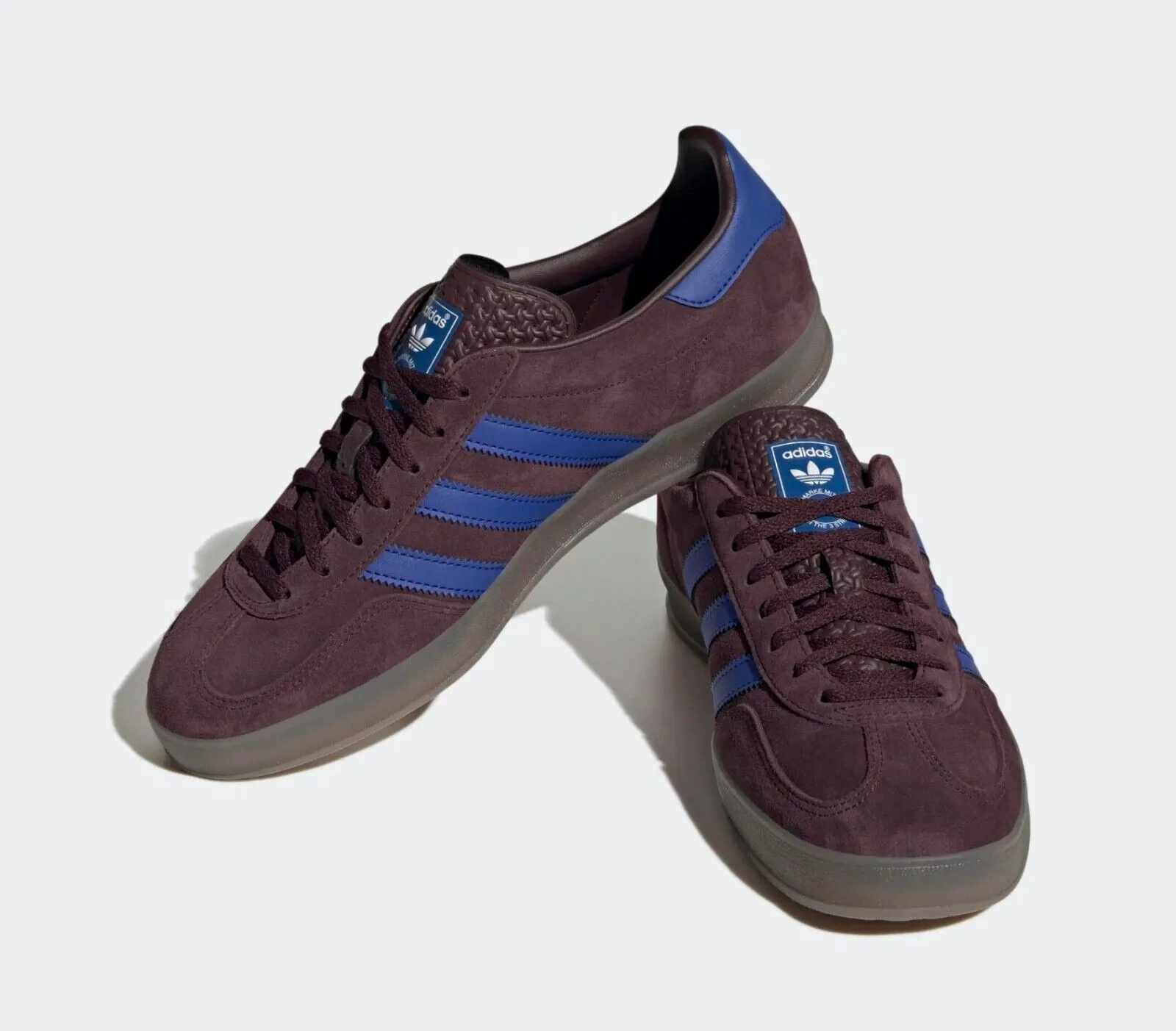 Adidas Gazelle Indoor Shadow Maroon Semi Lucid Blue Simple Brown IG9980