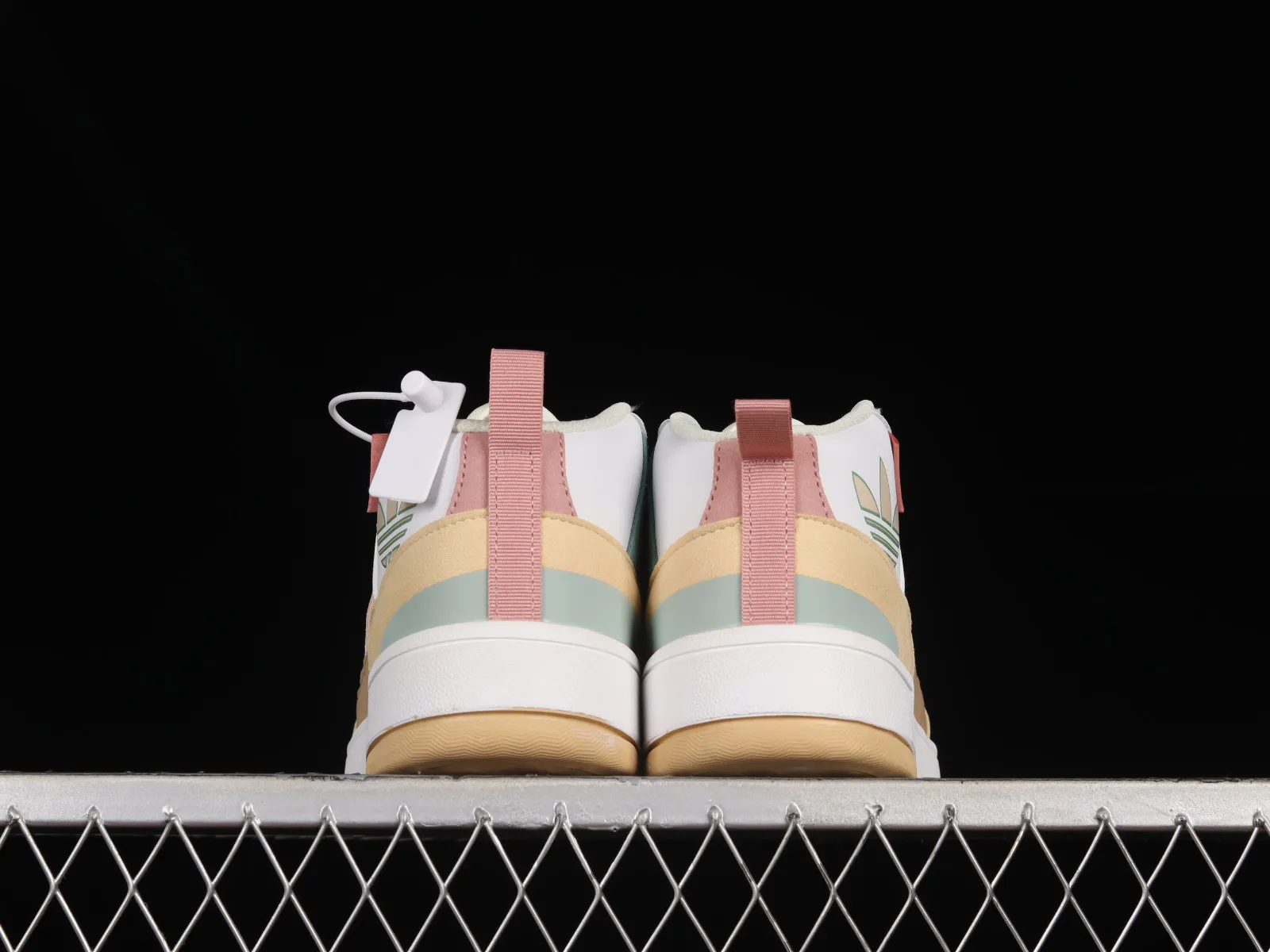 Adidas Originals Post Up Beige Pink Green Cloud White GX0828