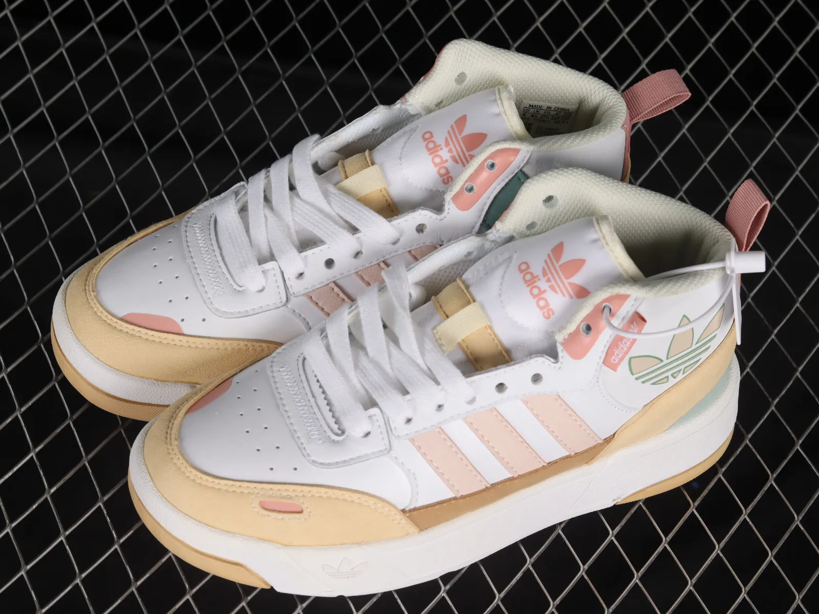 Adidas Originals Post Up Beige Pink Green Cloud White GX0828