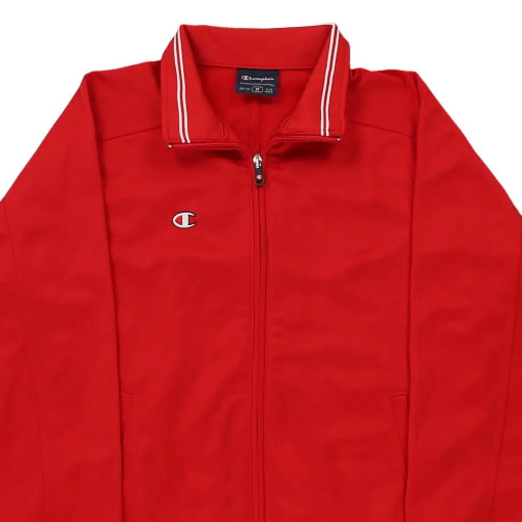 Age 9-10 Champion Full Tracksuit - Small Red Polyester