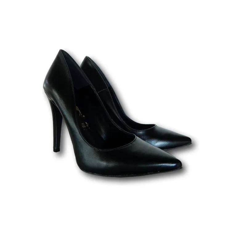 Anno Zero 6000 Scarpe Donna Decollete in Pelle Tacco Alto Nero