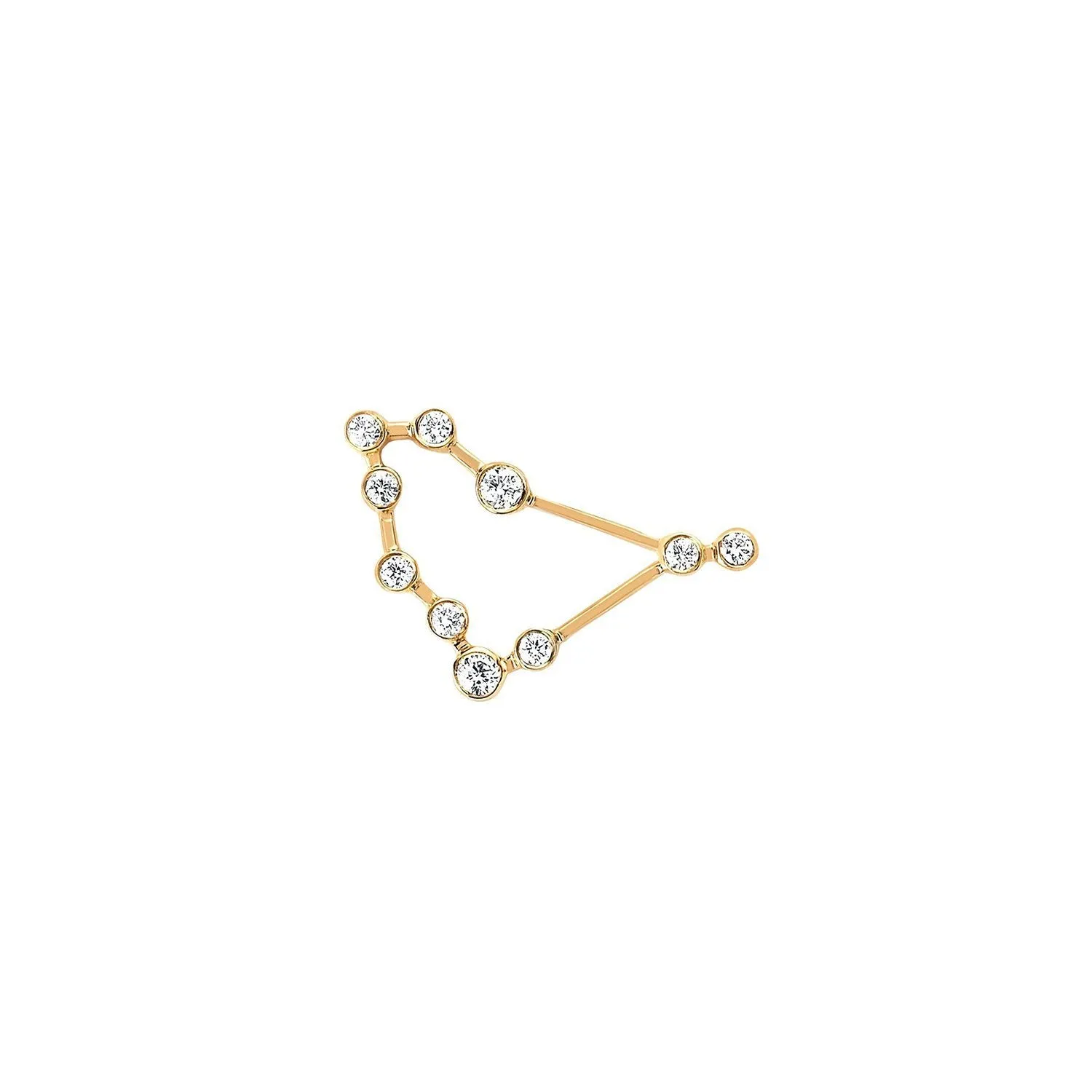 Baby Capricorn Diamond Constellation Studs