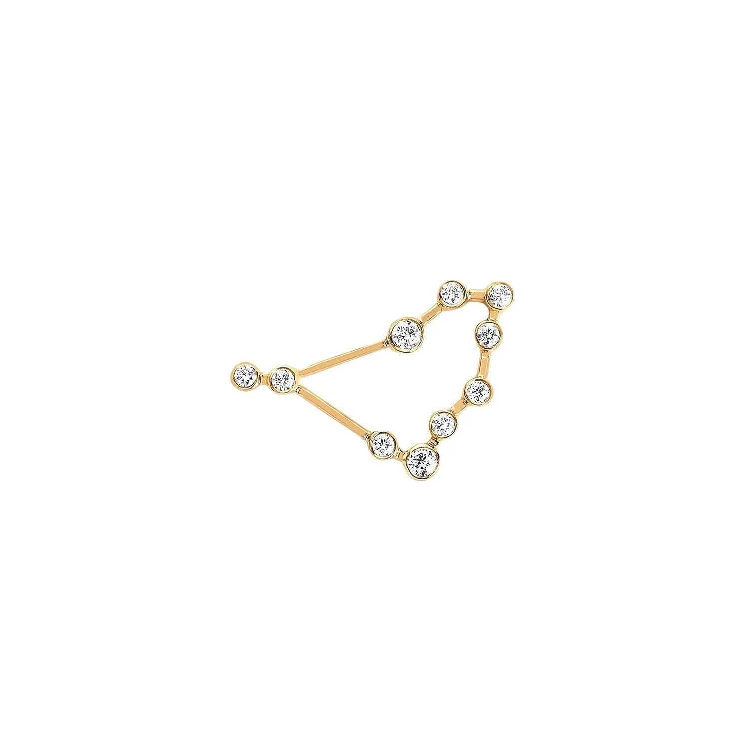 Baby Capricorn Diamond Constellation Studs