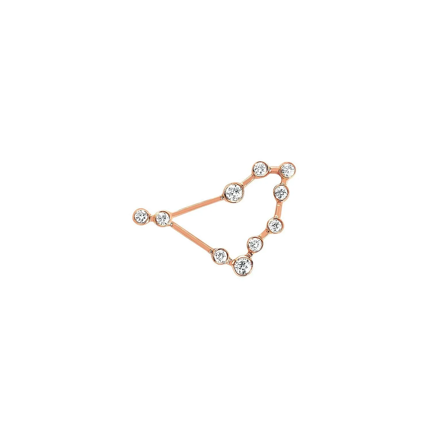 Baby Capricorn Diamond Constellation Studs