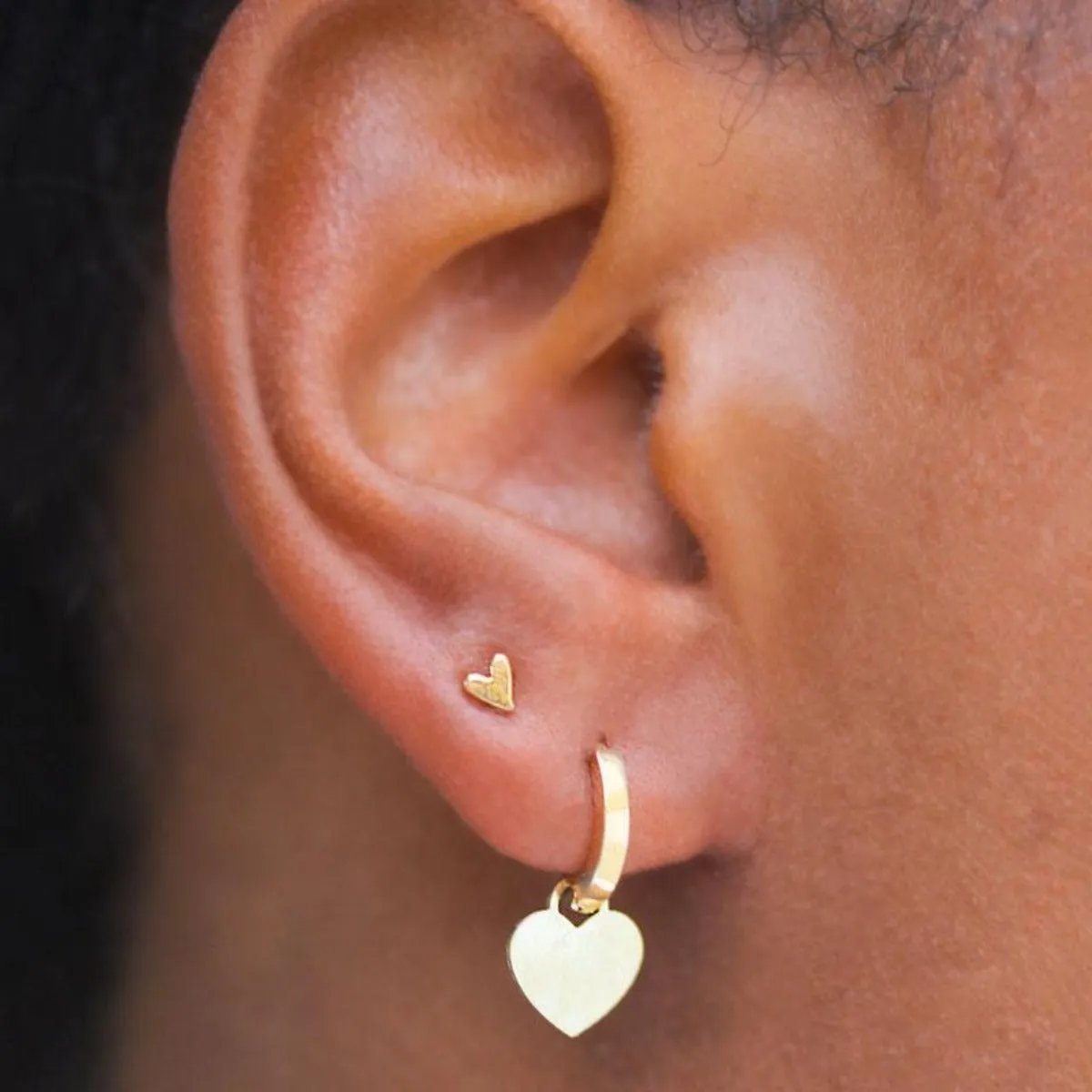 Baby Heart Studs