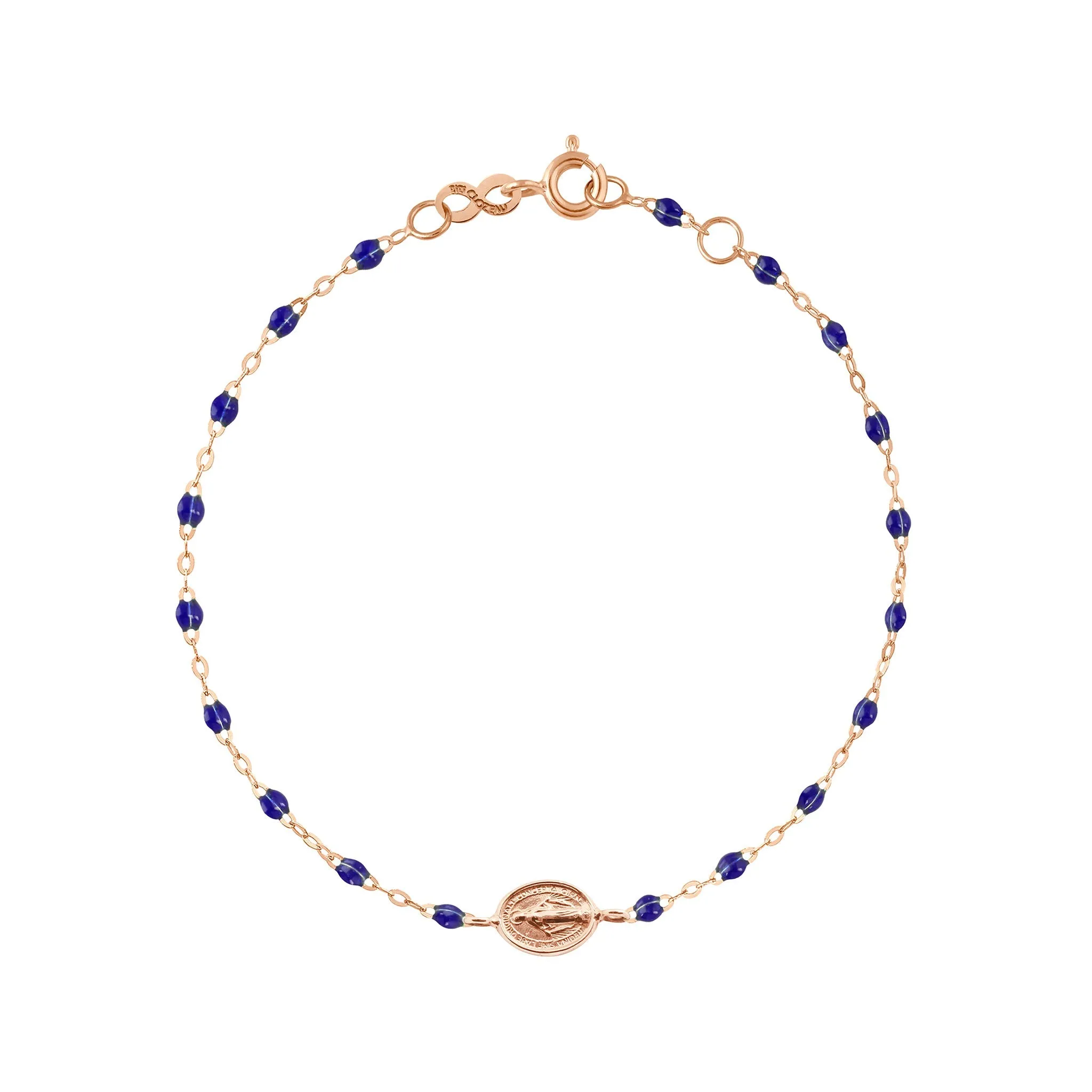 Baby Madone Charm Classic Gigi Lapis bracelet, Rose Gold, 5.1