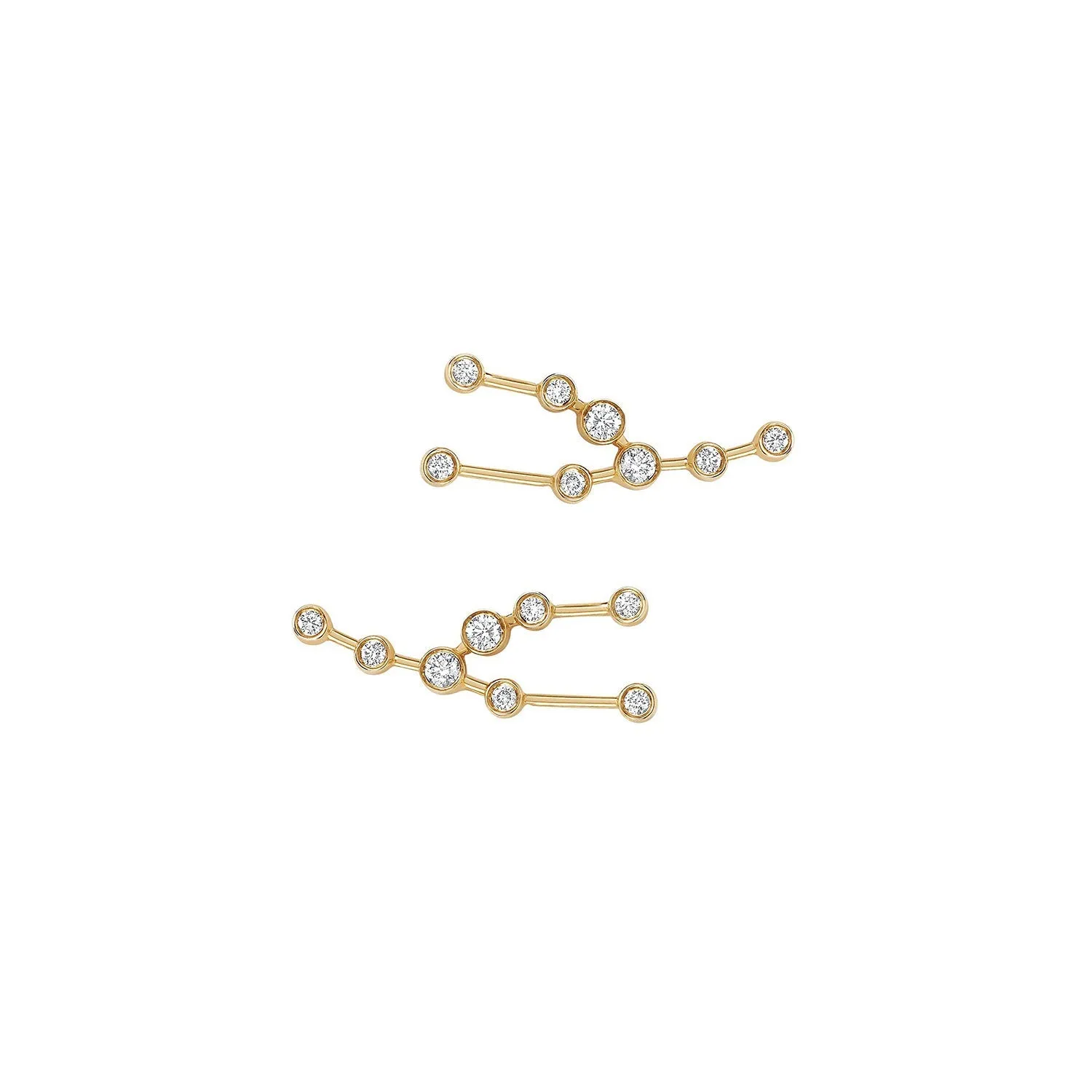 Baby Taurus Diamond Constellation Studs