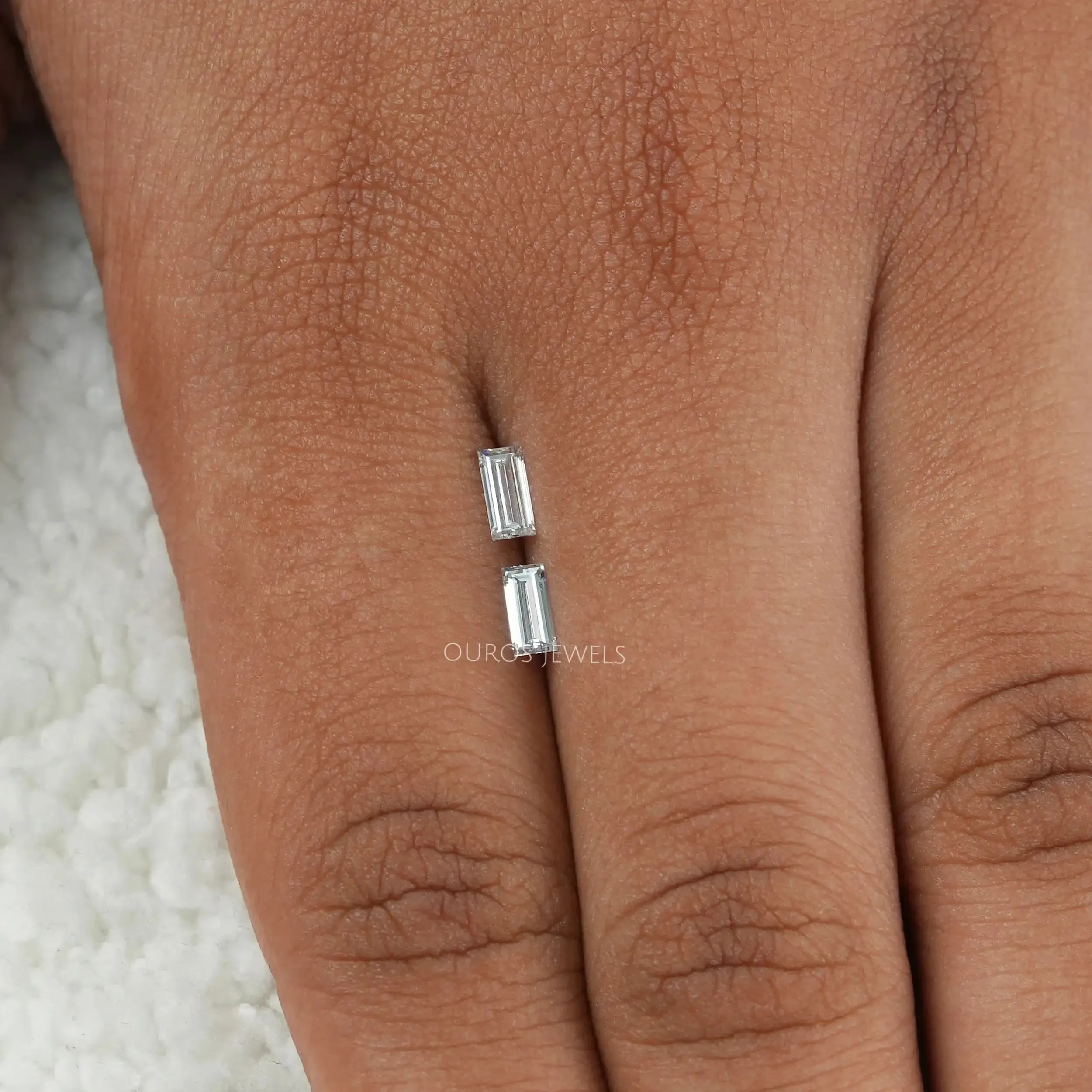 Baguette Cut Lab Grown Diamond Pair