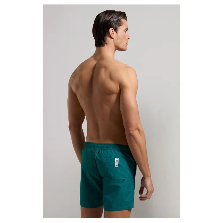 BIKKEMBERGS BKK3MBM03 Costume  Pantaloncino Medio Uomo Verde