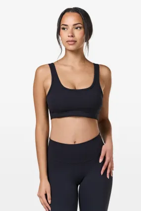 Black Softy Essential Sports Bra