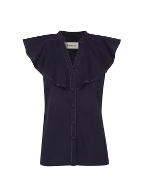 Blusa Fleur Navy Blue