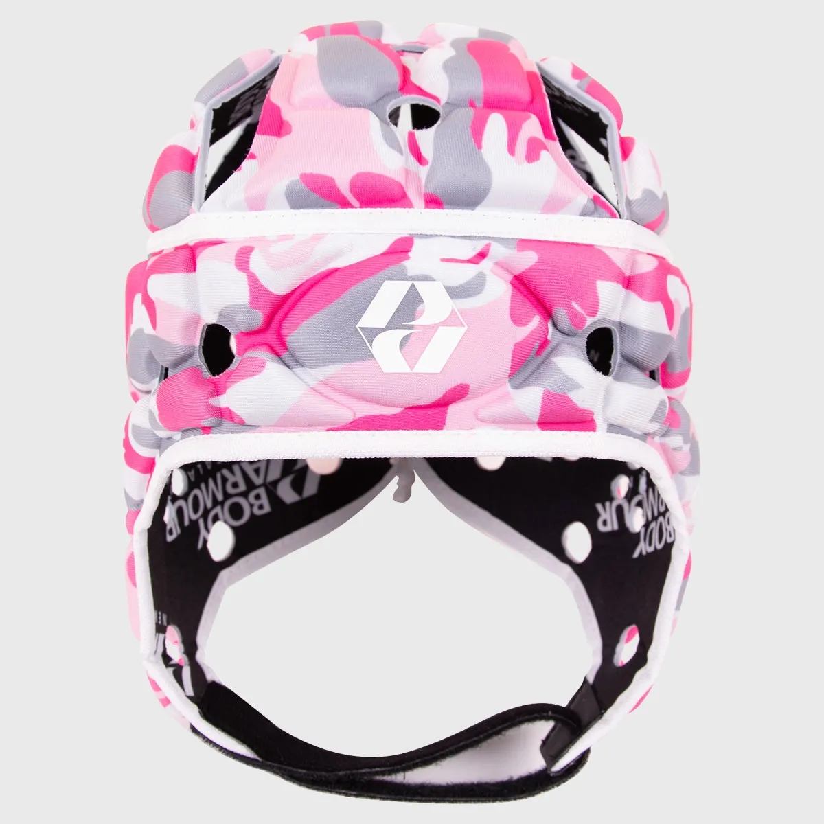 Body Armour Kid's Ventilator Rugby Headguard Pink Camo