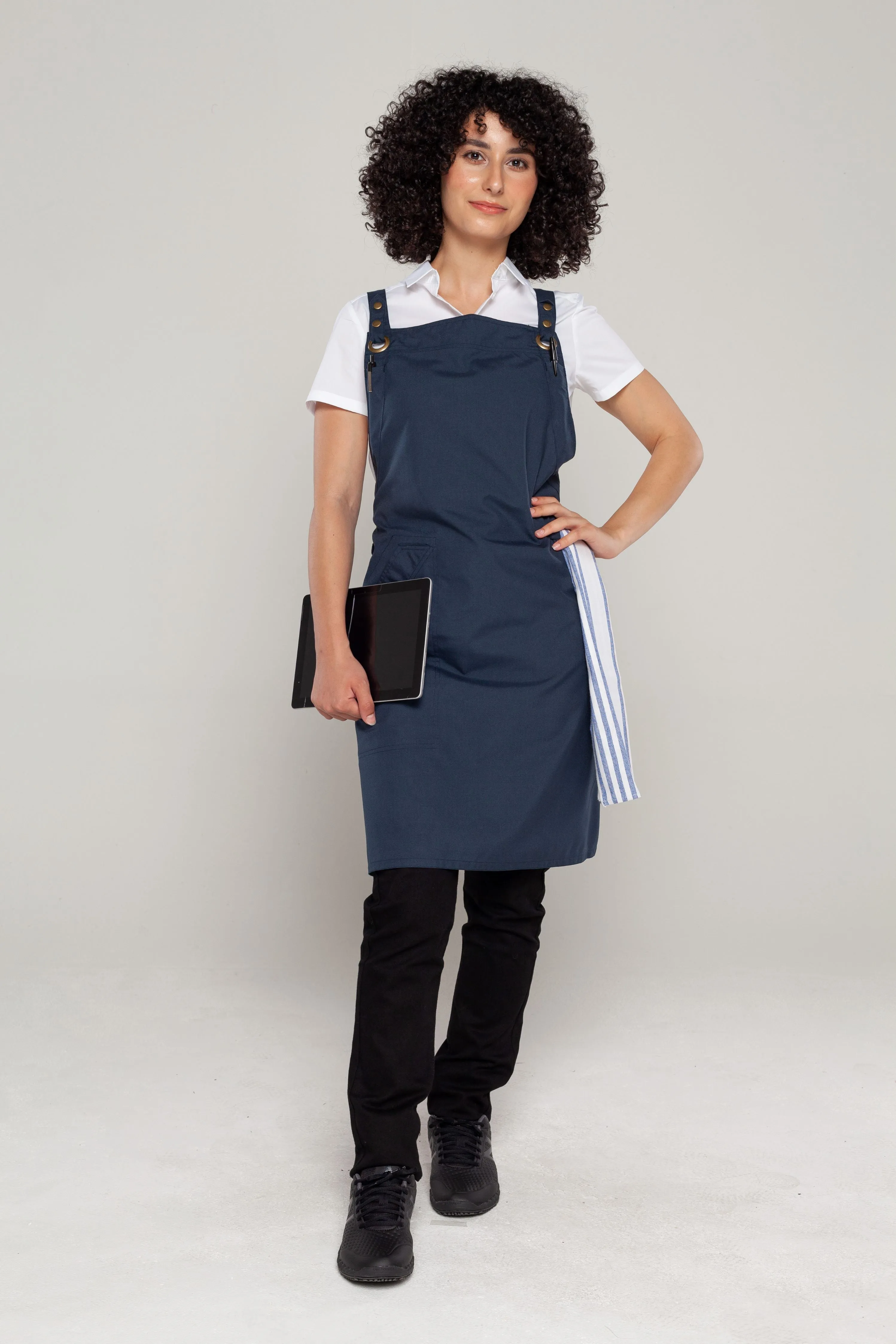 Bondi Crossover Apron Interchangeable straps Bluish Grey