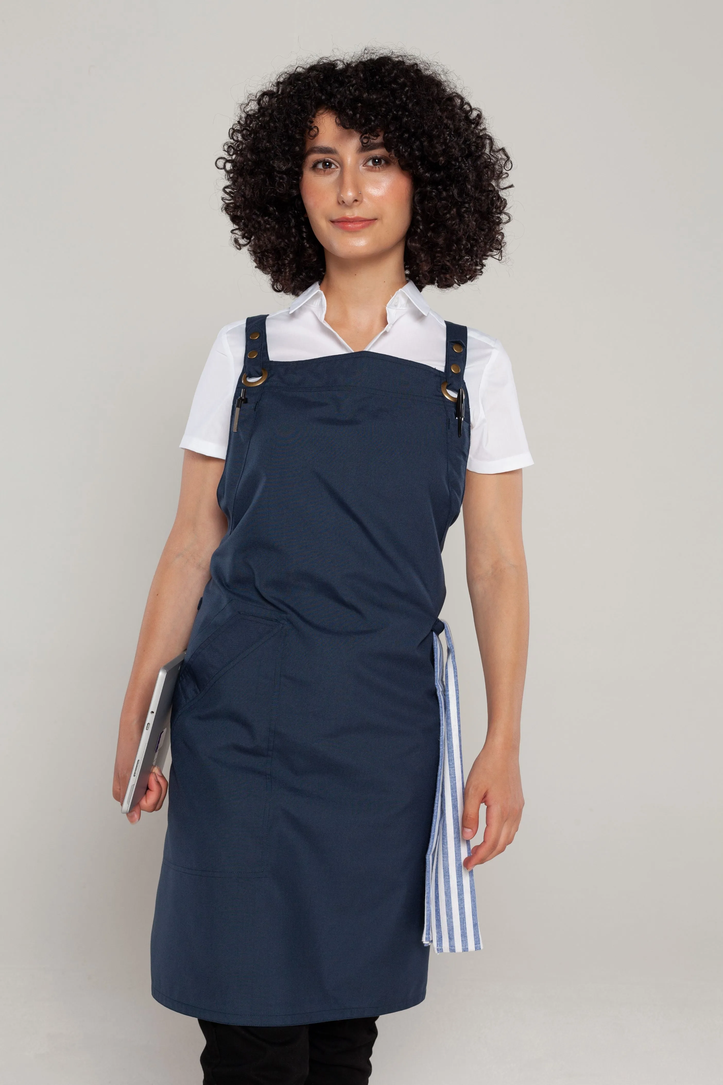 Bondi Crossover Apron Interchangeable straps Bluish Grey