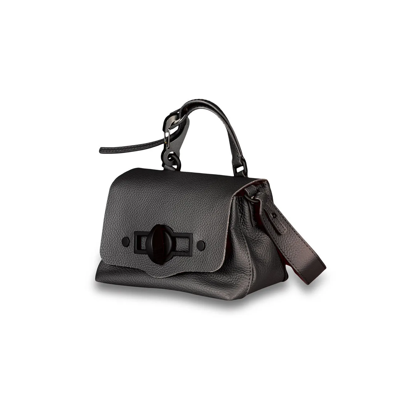 BORSA POSTINA BABY PURA HOOKED Donna Black Etna