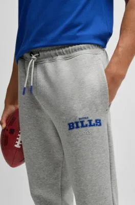 BOSS x NFL signature-tape tracksuit bottoms with special branding