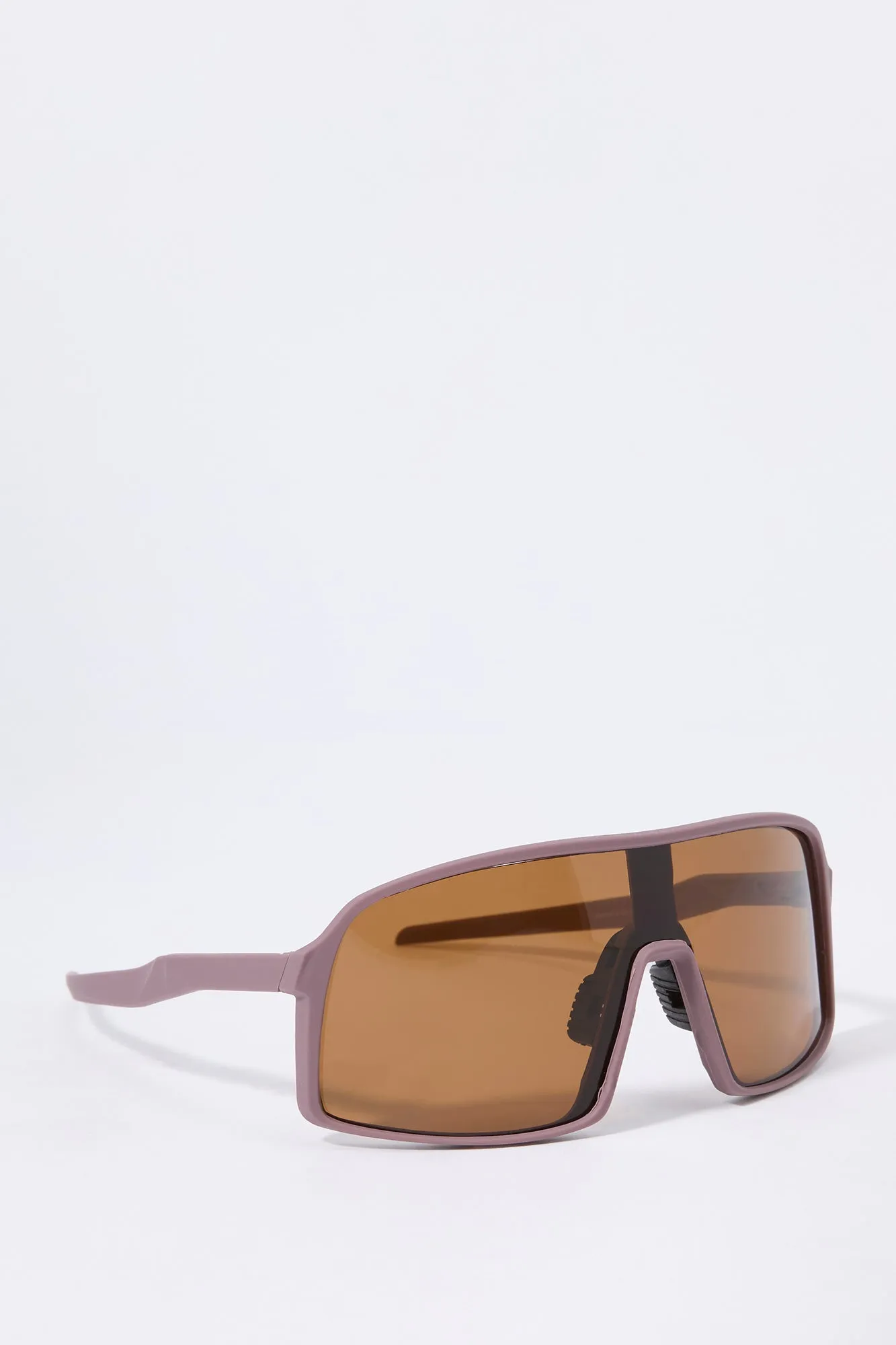 Brown Shield Sunglasses