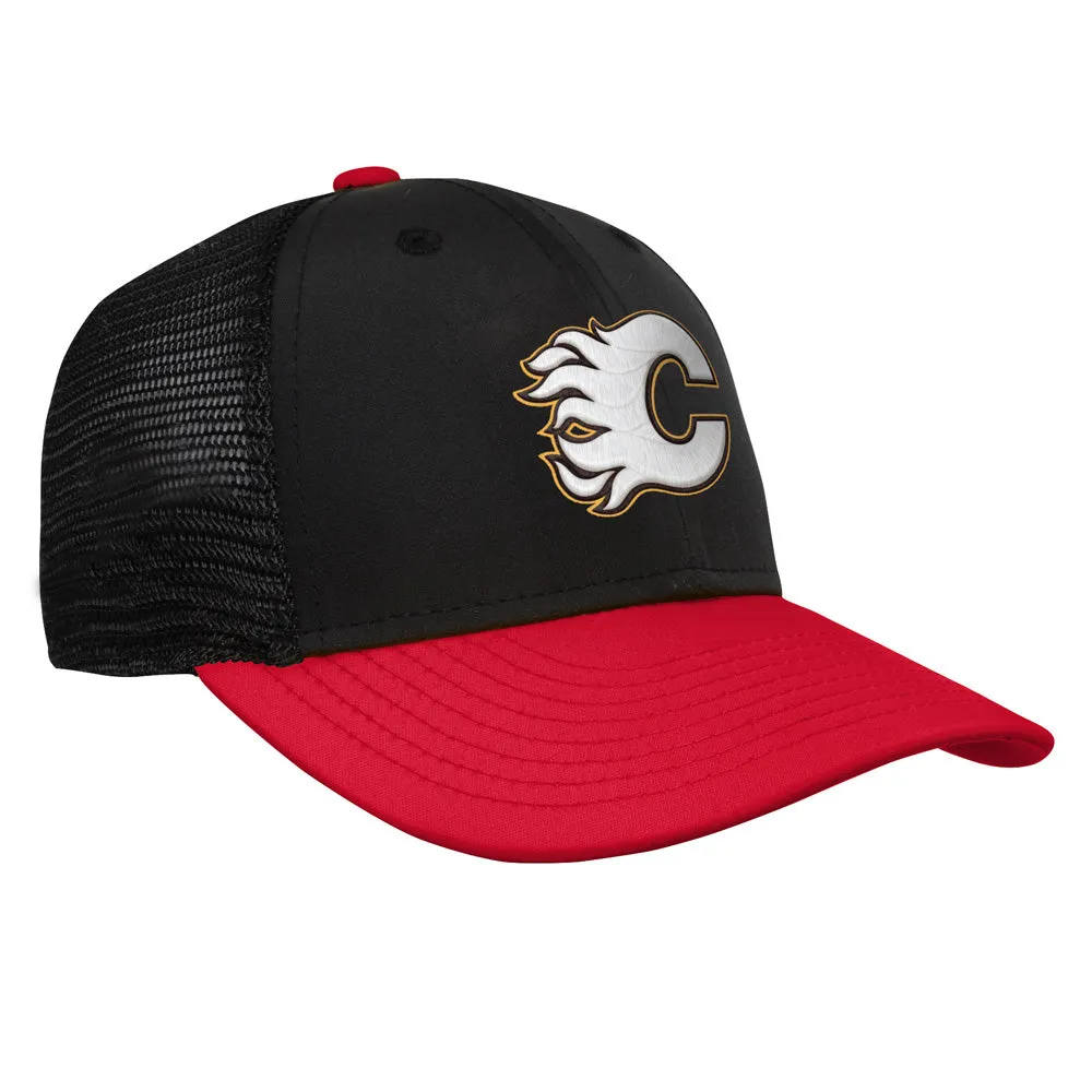 CALGARY FLAMES YOUTH STRUCTURED ADJUSTABLE HAT