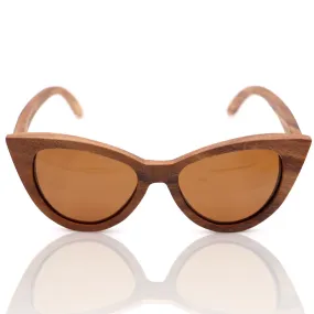 Cat Eyes Koa Sunglasses