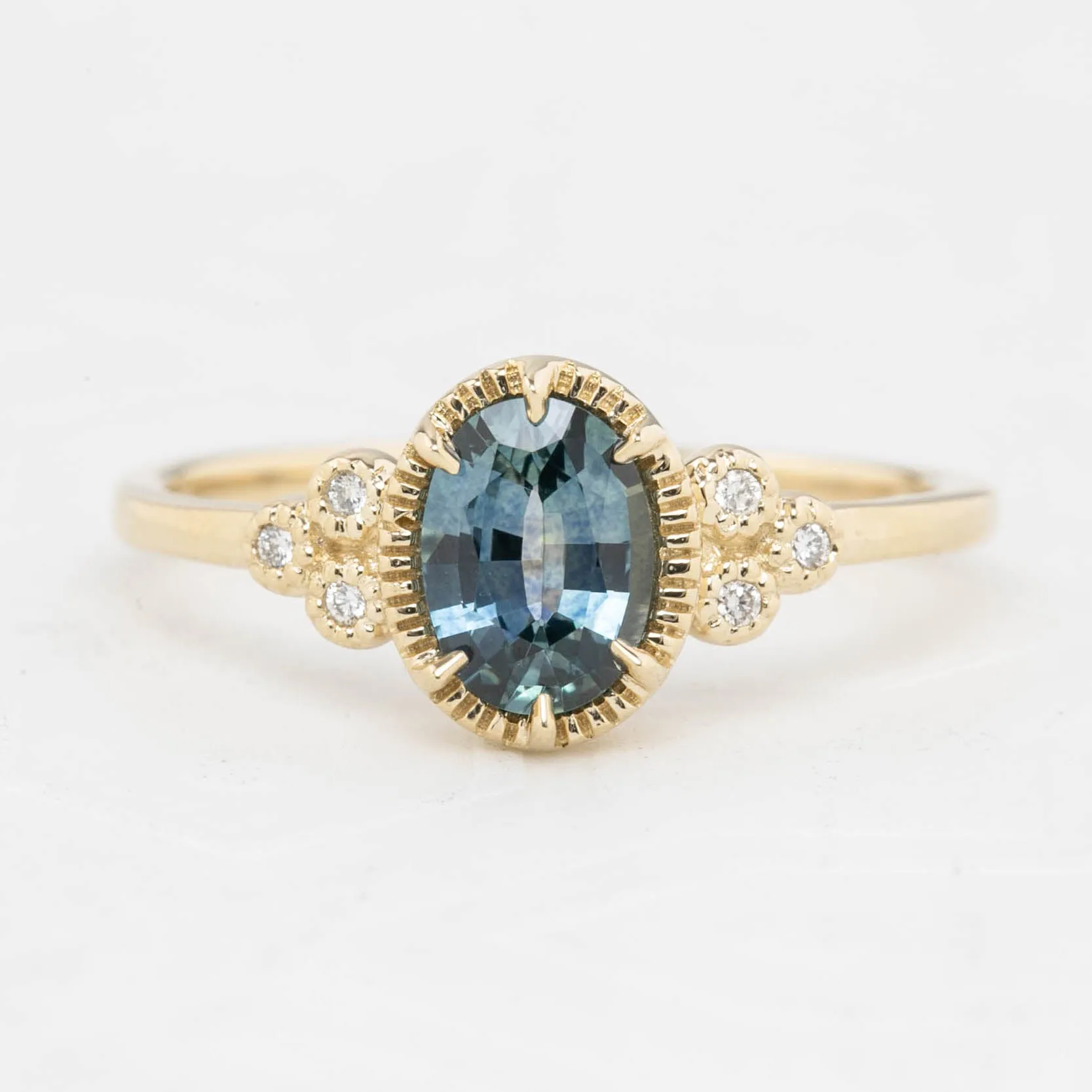 Celine Ring 7x5mm Blue Montana Sapphire Ring (One of a kind)