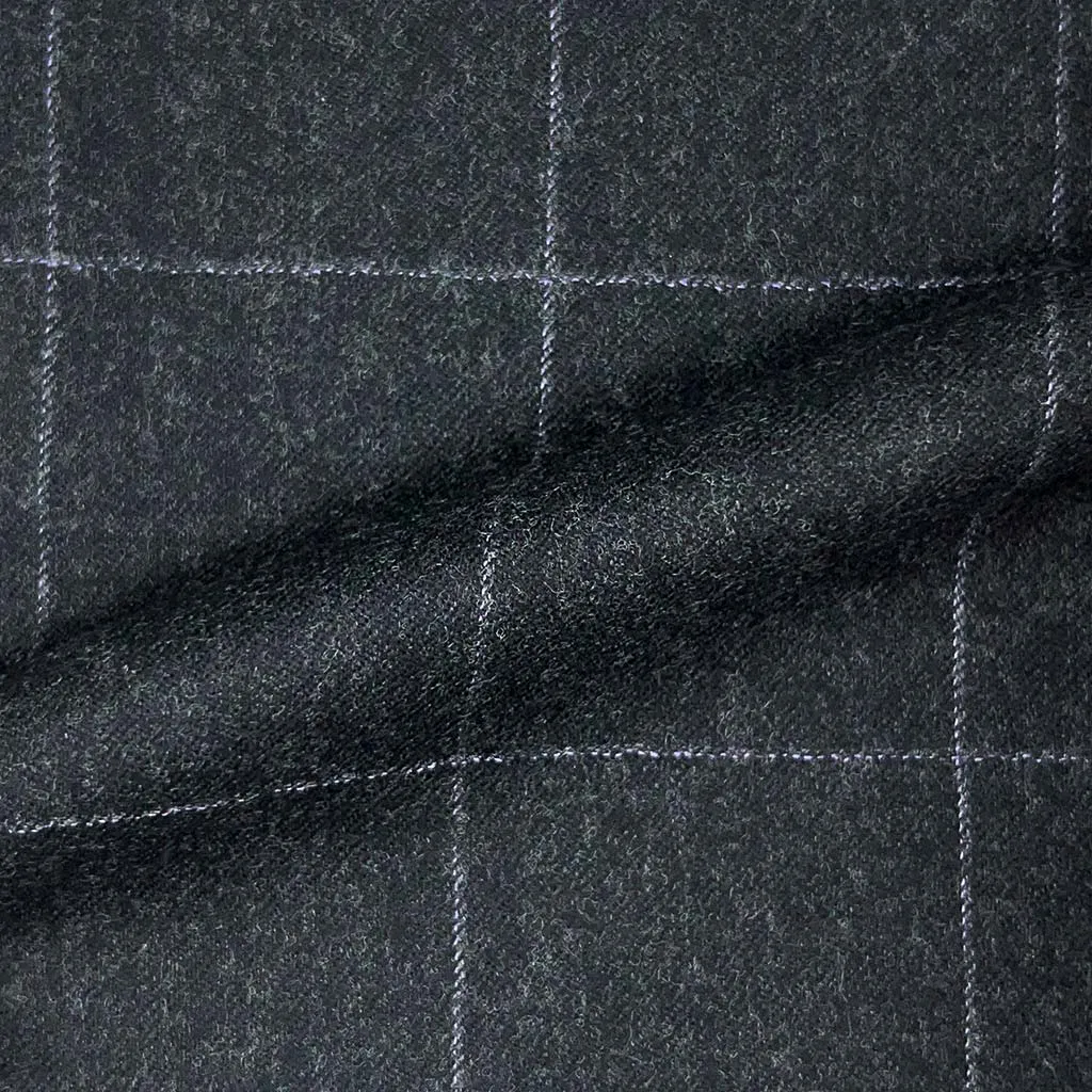 Charcoal Grey Windowpane