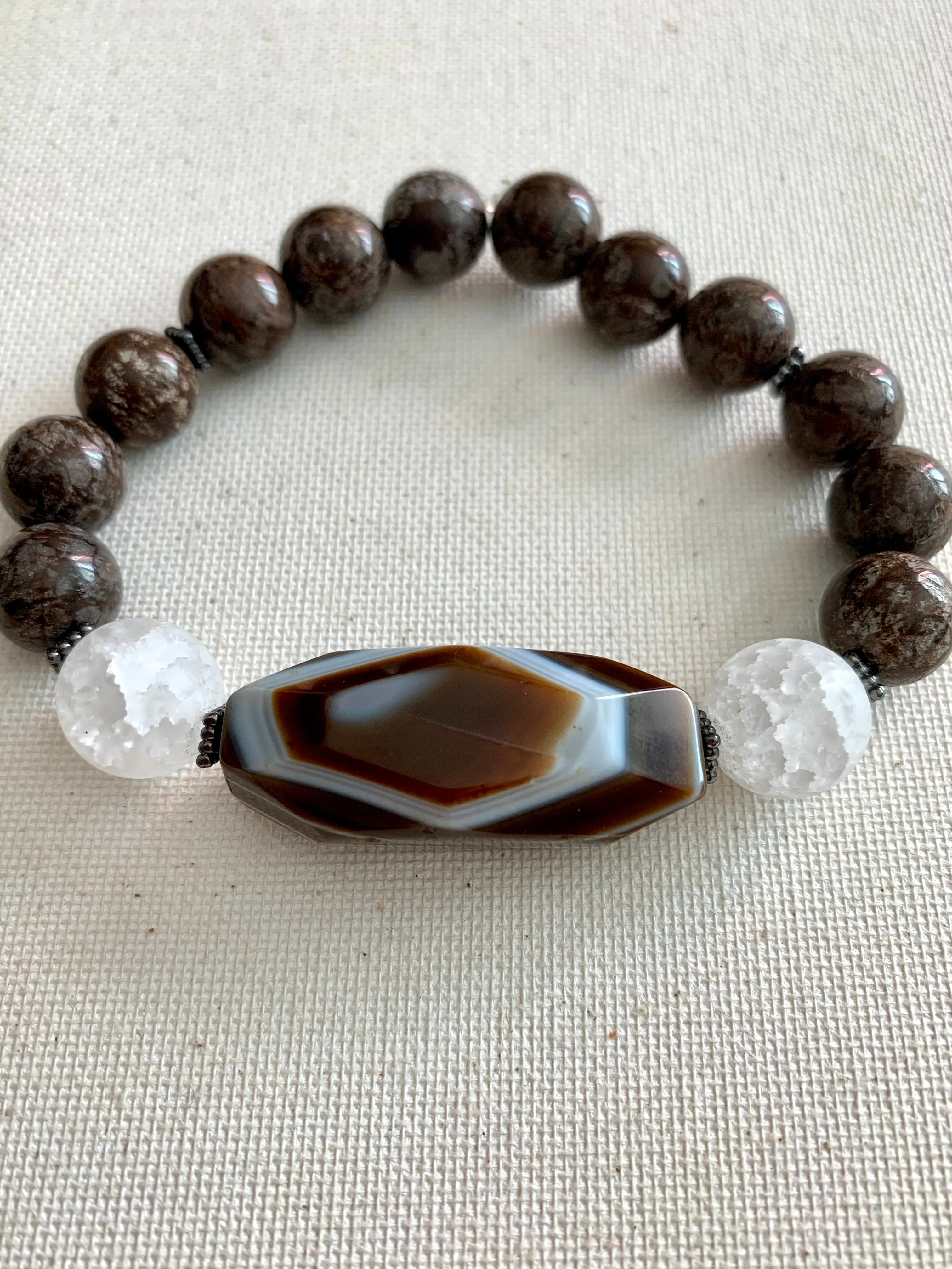 Chocolate Jasper Stone Bracelet