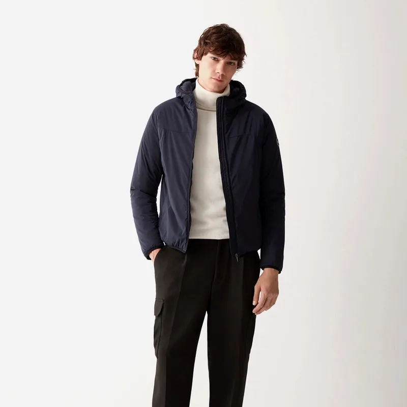 Colmar Giacca Con Cappuccio Tessuto Stretch Navy