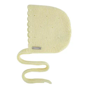 Condor Baby Openwork Bonnet Butter Yellow