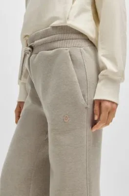 Cotton-jersey tracksuit bottoms with Double B monogram